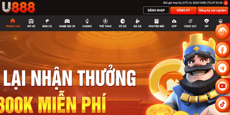 U888 là một trong những trang web cá cược quen thuộc tại Việt Nam